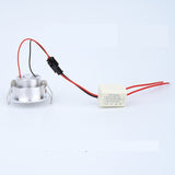 Mini COB 5W Led Spotligh Dimmable 220v LED Downlight Satin Nickel Miniature Jewelry Display 40mm Cut Hole Cabinet Lamp