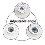 Mini COB 5W Led Spotligh Dimmable 220v LED Downlight Satin Nickel Miniature Jewelry Display 40mm Cut Hole Cabinet Lamp