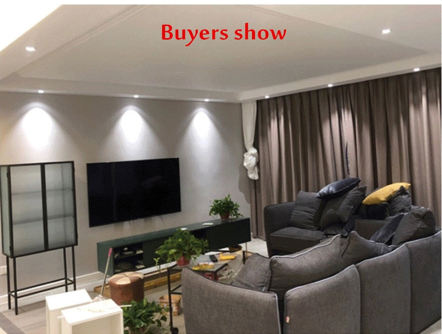 Hoge Kwaliteit Ronde Dimbare Recessed Led Downlights 7W 9W 12W Cob Led Plafond Lamp Spot Verlichting AC110-220V indoor Verlichtin