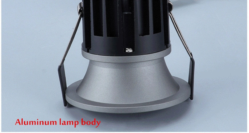 Hoge Kwaliteit Ronde Dimbare Recessed Led Downlights 7W 9W 12W Cob Led Plafond Lamp Spot Verlichting AC110-220V indoor Verlichtin