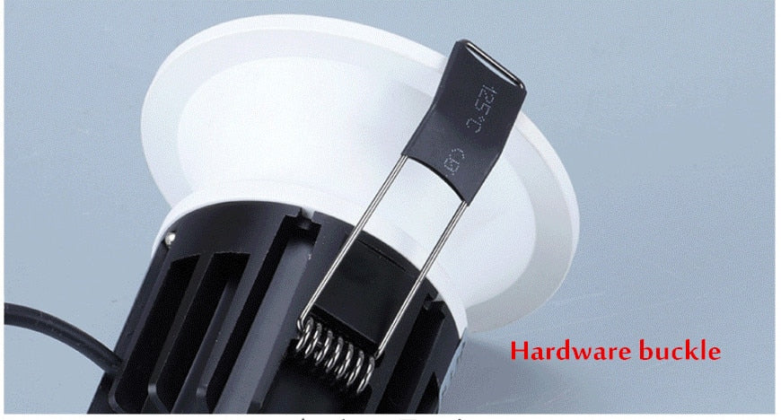 Hoge Kwaliteit Ronde Dimbare Recessed Led Downlights 7W 9W 12W Cob Led Plafond Lamp Spot Verlichting AC110-220V indoor Verlichtin