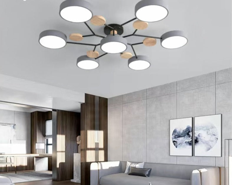 Modern living room LED ceiling lamp bedroom dining room lighting bathroom hotel chandelier factory direct sales