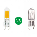 Super Bright G9 LED Light Bulb 6W 9W 12W 15W 220V Glass Lamp Constant Power Light LED Lighting G9 COB Bulbs