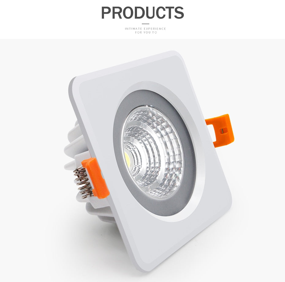 COB Led IP65 Downlight Indoor Recessed Ceiling Lamp 5W 7W 12W 15W High Brightness Led Spot Lamp For Bathroom Living Room Bedroom