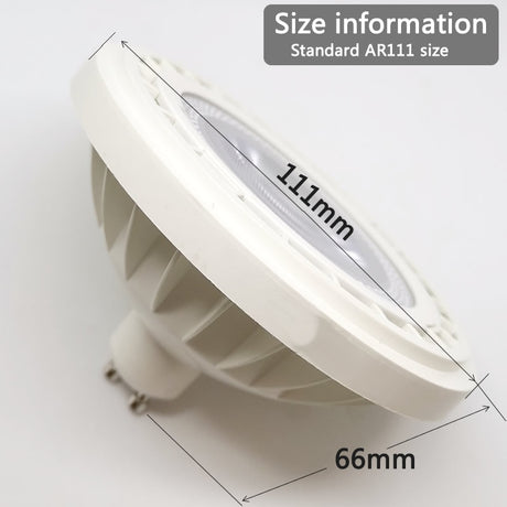 Super bright AR111 LED Spotlight Down-Lamp QR111 Downlight G53 GU10 Base AC 220V DC 12V High quality Warm white Cold white