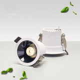 Dimmable waterproof led spot light wall washer COB ceiling light 7W/10W/15W/20W/25W/30W anti-glare aisle downlight spotlight 220v