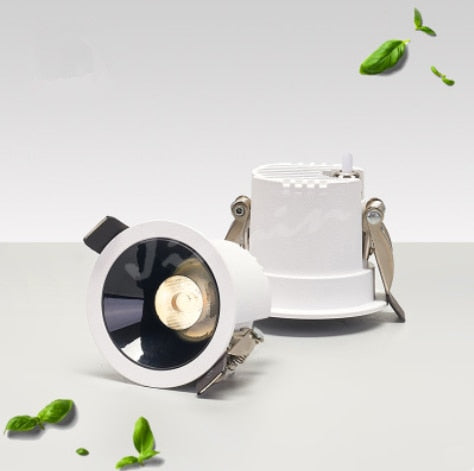 Dimmable waterproof led spot light wall washer COB ceiling light 7W/10W/15W/20W/25W/30W anti-glare aisle downlight spotlight 220v