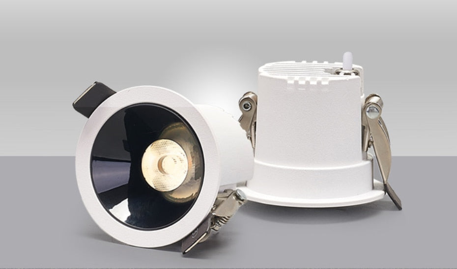 Dimmable waterproof led spot light wall washer COB ceiling light 7W/10W/15W/20W/25W/30W anti-glare aisle downlight spotlight 220v