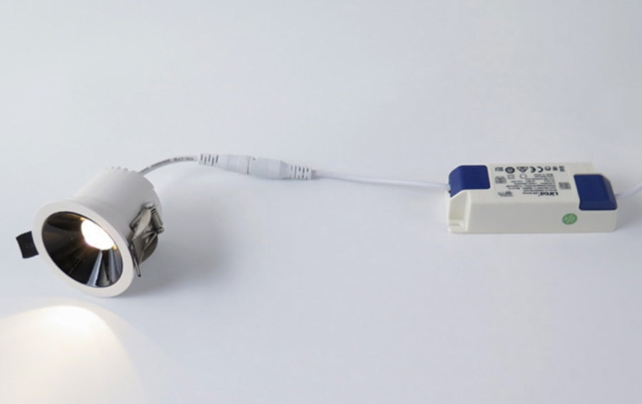 Dimmable waterproof led spot light wall washer COB ceiling light 7W/10W/15W/20W/25W/30W anti-glare aisle downlight spotlight 220v