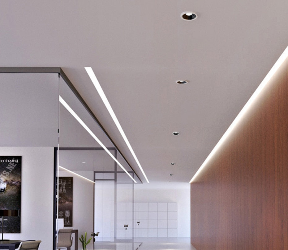 Dimmable waterproof led spot light wall washer COB ceiling light 7W/10W/15W/20W/25W/30W anti-glare aisle downlight spotlight 220v