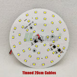 AC220V LED Module 3W5W 7W 9W 12W 15W 18W Downlight PCB Aluminum plate Tinned 20cm Cable SMD2835 Smart IC Driver Ceiling Lamp DIY