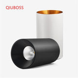 Cylindrical Dimmable COB LED Downlights 10W 12W 15W LED Ceiling Spot Lights AC85~265V LED Ceiling Lamps Background Lighting