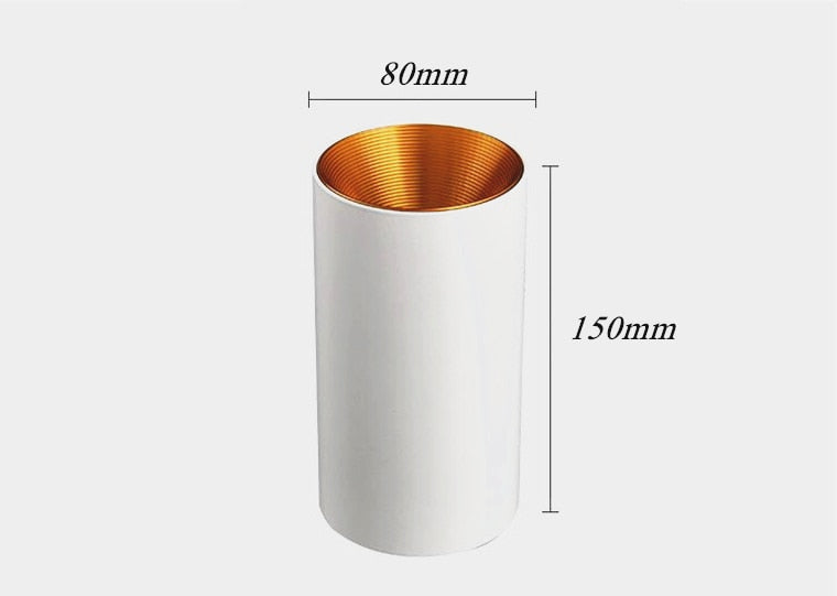 Cylindrical Dimmable COB LED Downlights 10W 12W 15W LED Ceiling Spot Lights AC85~265V LED Ceiling Lamps Background Lighting