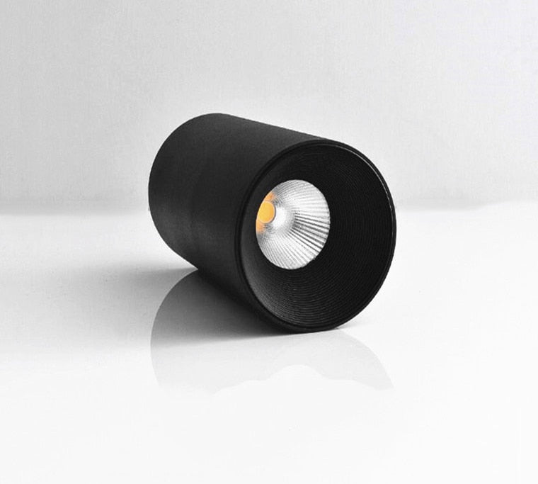 Cylindrical Dimmable COB LED Downlights 10W 12W 15W LED Ceiling Spot Lights AC85~265V LED Ceiling Lamps Background Lighting
