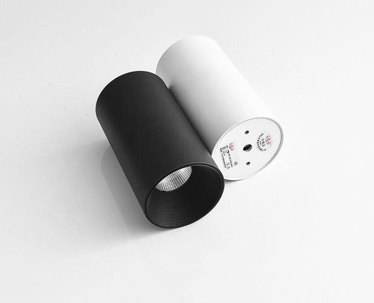 Cylindrical Dimmable COB LED Downlights 10W 12W 15W LED Ceiling Spot Lights AC85~265V LED Ceiling Lamps Background Lighting