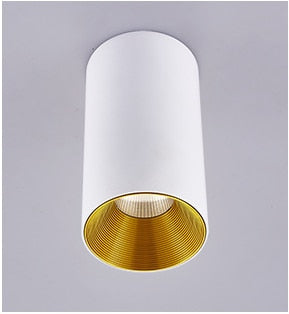Cylindrical Dimmable COB LED Downlights 10W 12W 15W LED Ceiling Spot Lights AC85~265V LED Ceiling Lamps Background Lighting