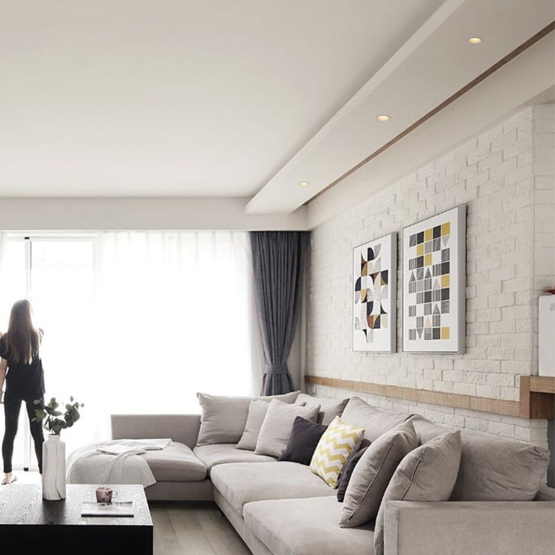 Aislian led Recessed downlight IP65 waterproof ultra-thin large beam angle spot light embedded bathroom shower room toilet