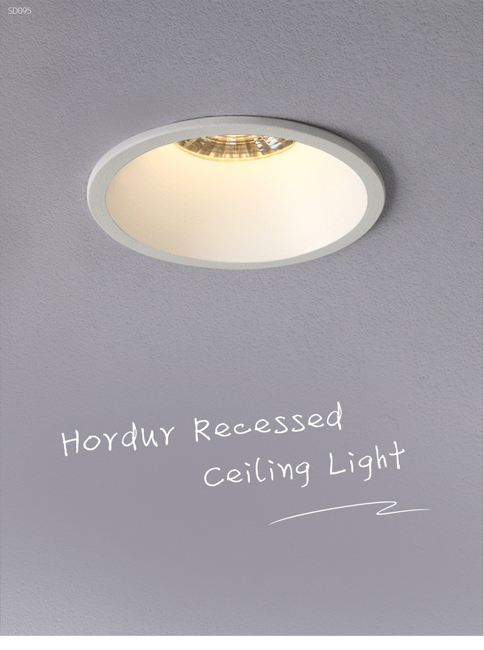 Aislian led Recessed downlight IP65 waterproof ultra-thin large beam angle spot light embedded bathroom shower room toilet