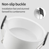 LED Recessed Downlight Indoor Narrow Border Down Light 8W 12W 16W LED Lamp Living Room Aluminum Ceiling High Quality Downlights