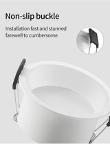 LED Recessed Downlight Indoor Narrow Border Down Light 8W 12W 16W LED Lamp Living Room Aluminum Ceiling High Quality Downlights