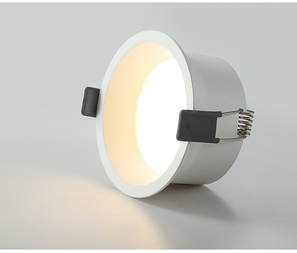 LED Recessed Downlight Indoor Narrow Border Down Light 8W 12W 16W LED Lamp Living Room Aluminum Ceiling High Quality Downlights