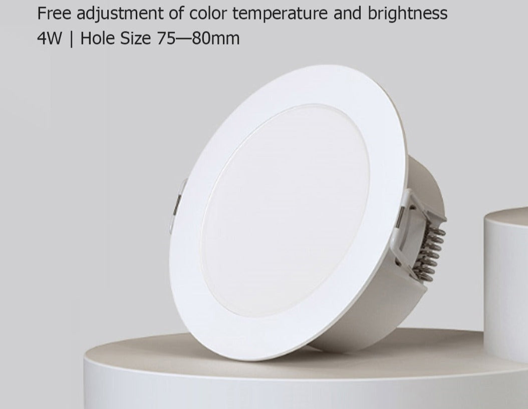Led Downlight Bluetooth Mesh Version Controlled By Voice Smart Remote Control Adjust Outdoor Ceiling Light