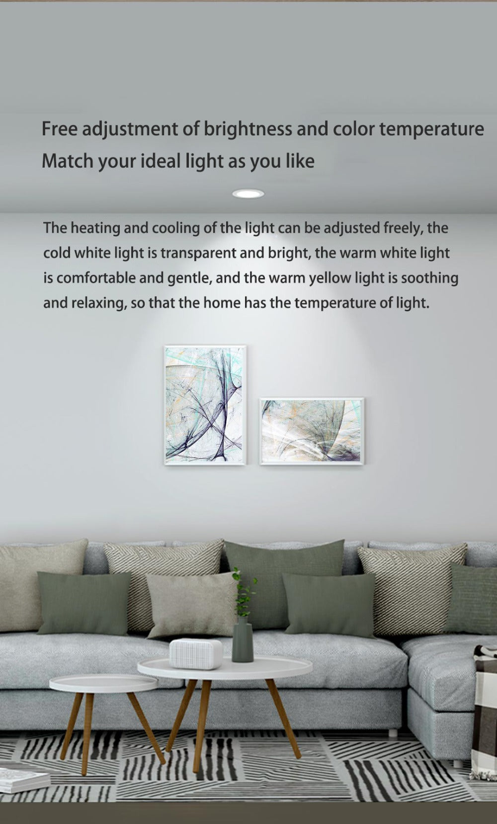 Led Downlight Bluetooth Mesh Version Controlled By Voice Smart Remote Control Adjust Outdoor Ceiling Light