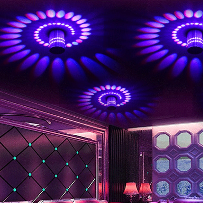 LED Downlight Ceiling Surface Mounted LED Light Modern Bar Party Light RGB Spot light For Party Bar Lobby KTV Home Decoration