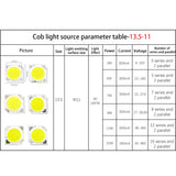 Downlight LED 5pcs/lot COB LED Chip 3w 5w 10w 12w 15w Flip Chip Light Board 2011 2820 1917 SMD White COB Lamp Beads Light Source for Downlight