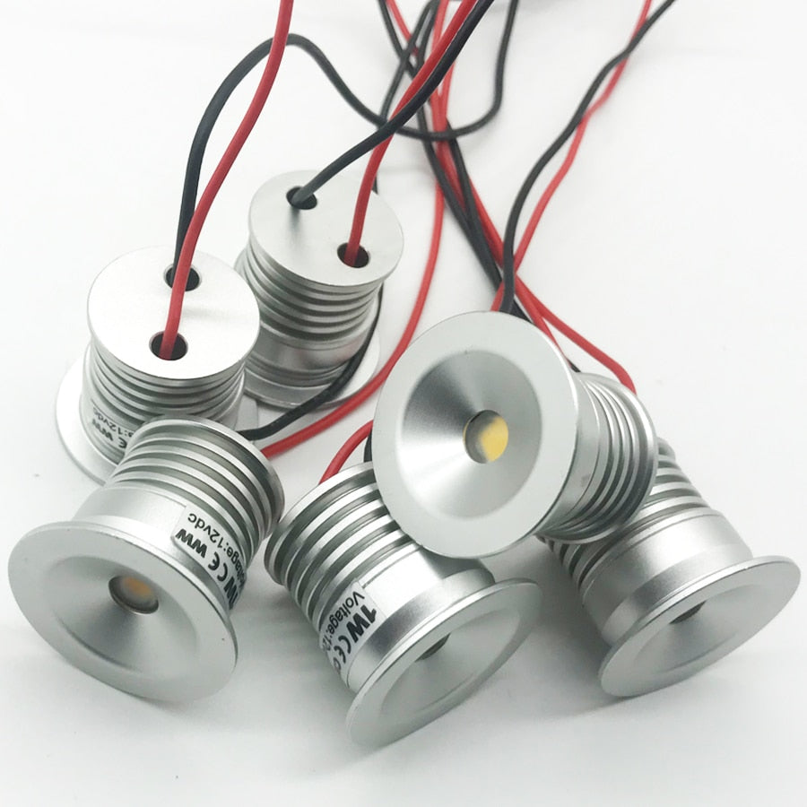 Mini LED Downlight 1W IP65 12V 15mm 25mm Outdoor Garden Bathroom Corridor Ceiling Spot Bulb Light SPA Sauna Lighting Lamp CE