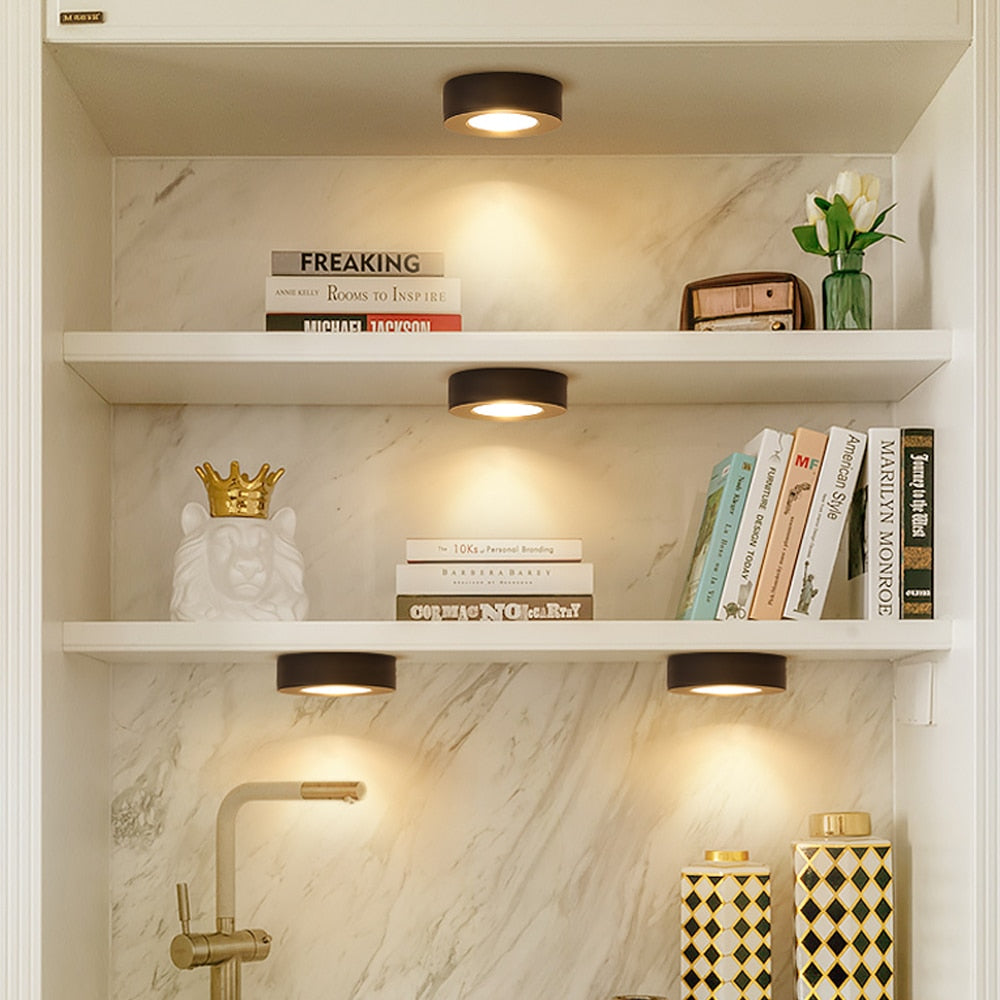 LED Spotlight Ultra-Thin 3W/5W/10W Ceiling Downlight Surface Mount Spot Lamp for Bedroom Kitchen Indoor Home Shop Display Lights