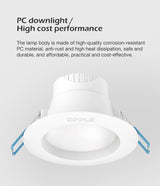 Xaomi OPPLE LED Downlight 3W 120 Degree Round Recessed Lamp Warm/Cool White Led Bulb Bedroom Kitchen Indoor LED Spot Lighting