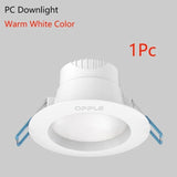 Xaomi OPPLE LED Downlight 3W 120 Degree Round Recessed Lamp Warm/Cool White Led Bulb Bedroom Kitchen Indoor LED Spot Lighting