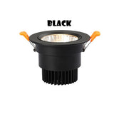 ACETIDE Recessed Dimmable LED Ceiling Light Lamp 3W/ 5W/ 7W/ 9W /12W/ 15W Round COB Spotlight LED Downlights AC85-265V