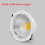 Dimmable LED Downlights 20W 30W 40W 50W 60W COB LED Recessed Ceiling Lamp Warm Cool White LED Spot Light
