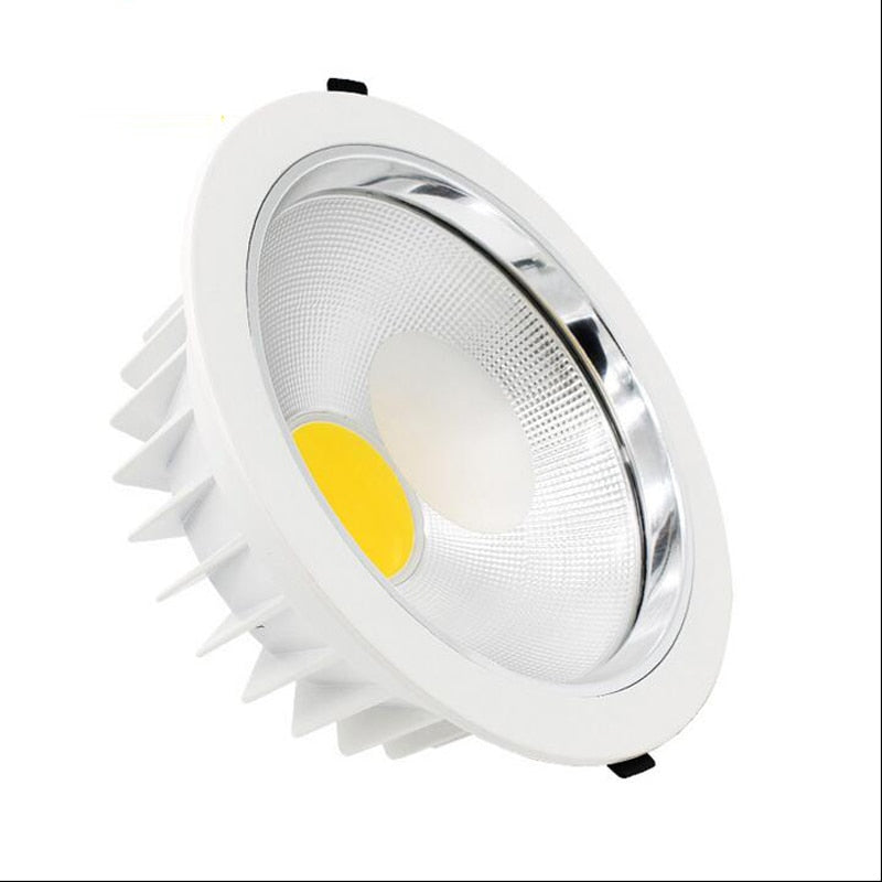 Dimmable LED Downlights 20W 30W 40W 50W 60W COB LED Recessed Ceiling Lamp Warm Cool White LED Spot Light