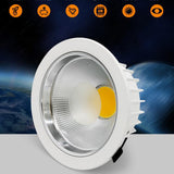 Dimmable LED Downlights 20W 30W 40W 50W 60W COB LED Recessed Ceiling Lamp Warm Cool White LED Spot Light