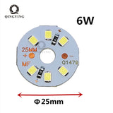 Downlight 20-50pcs  a Lot DC12V lamp Bead LED Bulb Lamp 3W 6W 9W 12W 15W 18W Brightness Light Board For led bulb led downlight