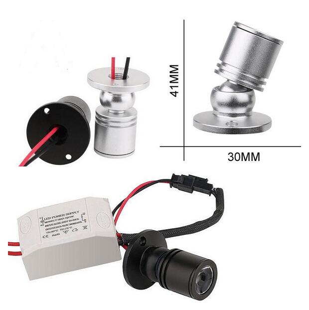 Mini led cabinet spot light AC110V 220V 1W 3W White or warm white led closet downlight RoHS CE