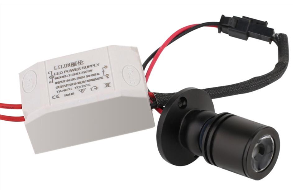 Mini led cabinet spot light AC110V 220V 1W 3W White or warm white led closet downlight RoHS CE