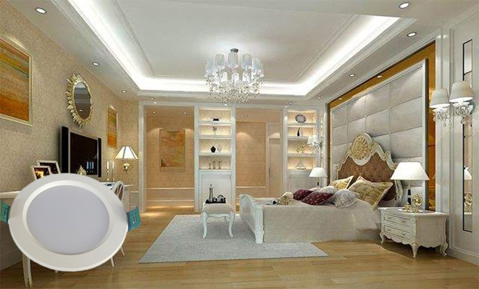 LED Ceiling Lights For Room 18W 15W 12W DC12V Downlights Ceiling Spots LED Fixture Ceiling lamps For Indoor living Room Lighting