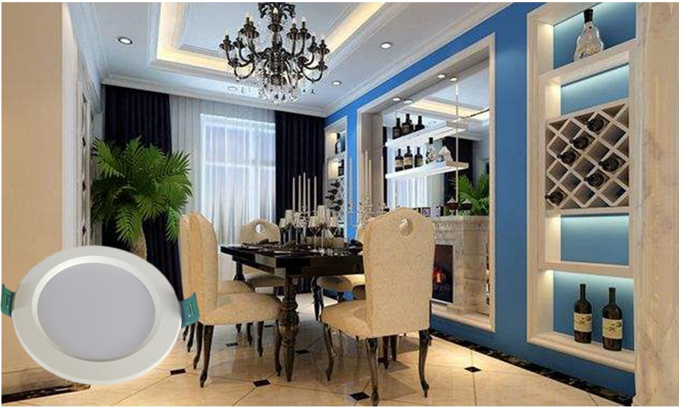 LED Ceiling Lights For Room 18W 15W 12W DC12V Downlights Ceiling Spots LED Fixture Ceiling lamps For Indoor living Room Lighting