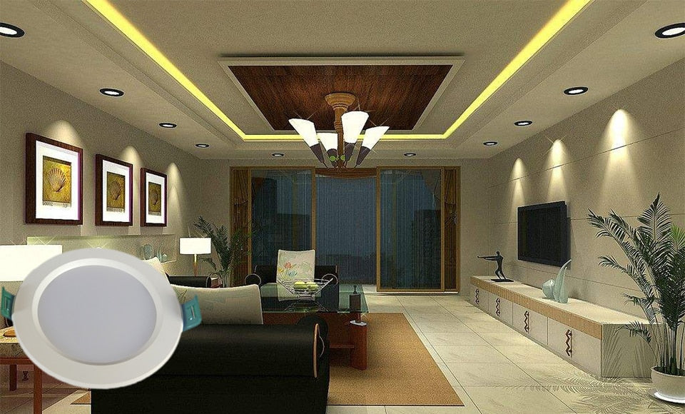 LED Ceiling Lights For Room 18W 15W 12W DC12V Downlights Ceiling Spots LED Fixture Ceiling lamps For Indoor living Room Lighting