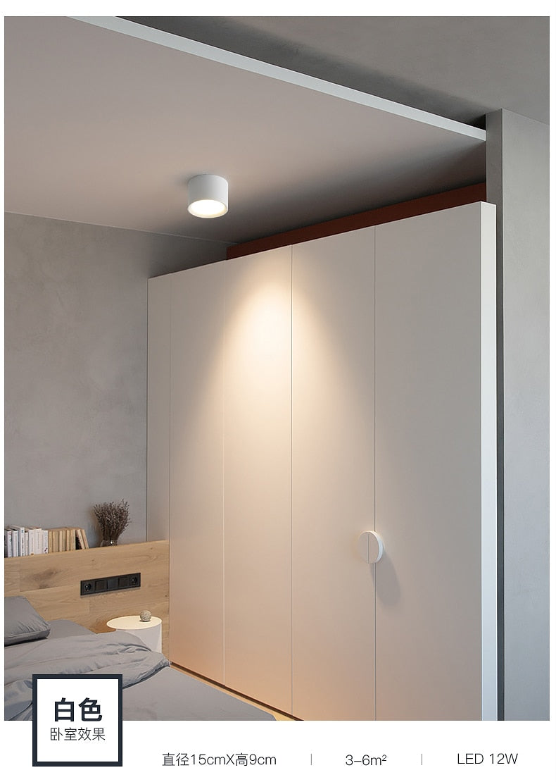 LED Downlight Surface Mounted Ceiling light No opening 5W 7W 9W 12W 15W modern Led ceiling light spotlight interior Lighting lamps