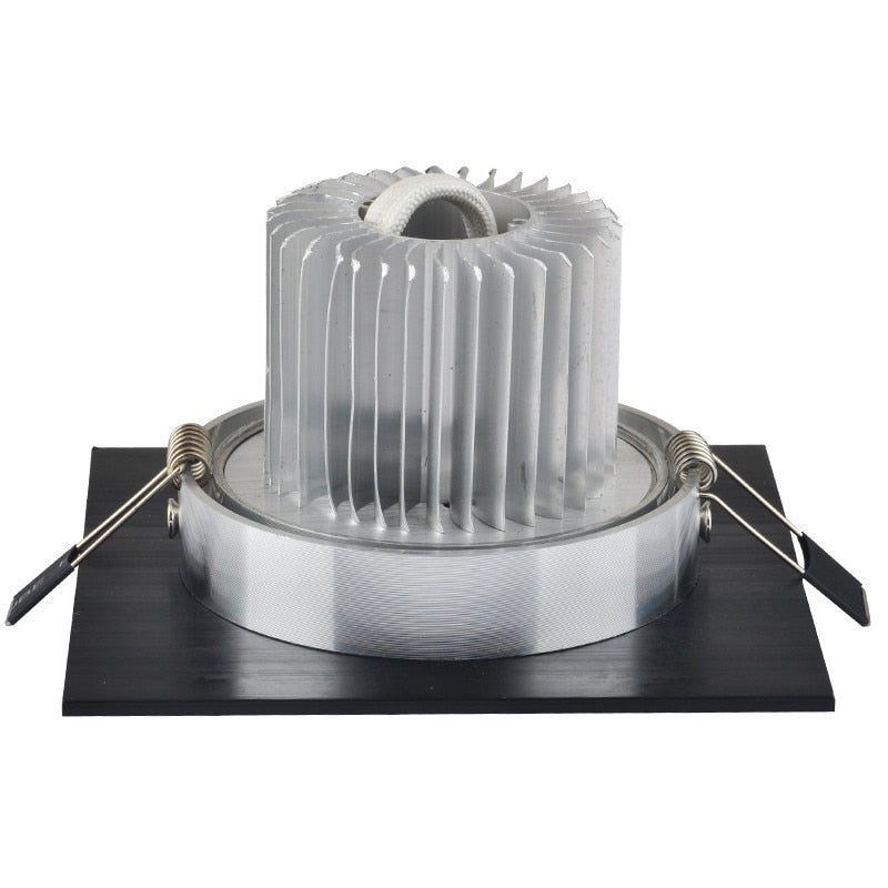 Dimmable Square led downlight 6w 10w 14w 12V 220V recessed cabinet bulb square spotlight ceiling led driver for home decoration