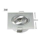 Dimmable Square led downlight 6w 10w 14w 12V 220V recessed cabinet bulb square spotlight ceiling led driver for home decoration