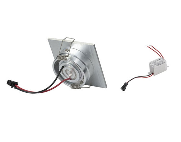 Dimmable Square led downlight 6w 10w 14w 12V 220V recessed cabinet bulb square spotlight ceiling led driver for home decoration