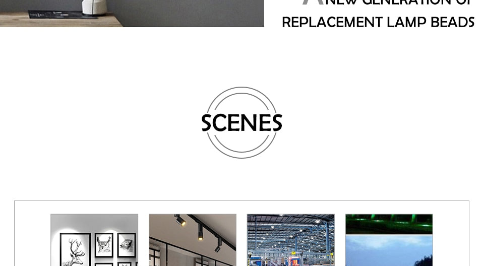 Samrt IC Ceramics LED Chip Lamp 3W 5W 7W 9W 12W 15W 20W 30W 220V COB LED Matrix Diode Array Floodlight Spotlight Downlight Bulb