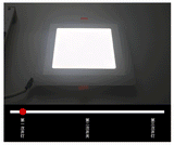 Double Color LED Panel Light Recessed Round/Square Dimmable Downlights 6W 9W 16W White+Blue/RGB Ceiling Spot Lighting AC85-265V