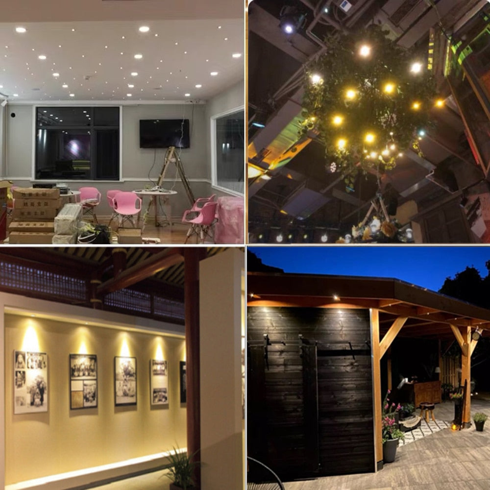 DC12V Mini LED Downlight 3W Indoor Ceiling Spotlight 30mm Recessed Home Bedroom Kitchen Spot Light 24V Showcase Cabinet Lighting